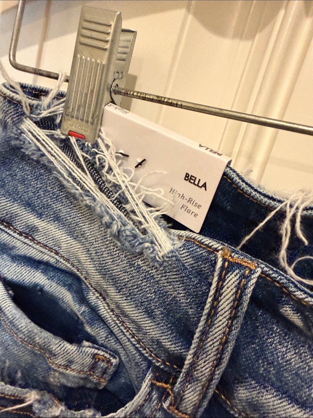 NWT Vervet LA Blue Bella High-Rise Flare Jeans Sz 27 - Picture 5 of 9